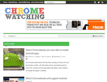 Tablet Screenshot of chromewatching.com